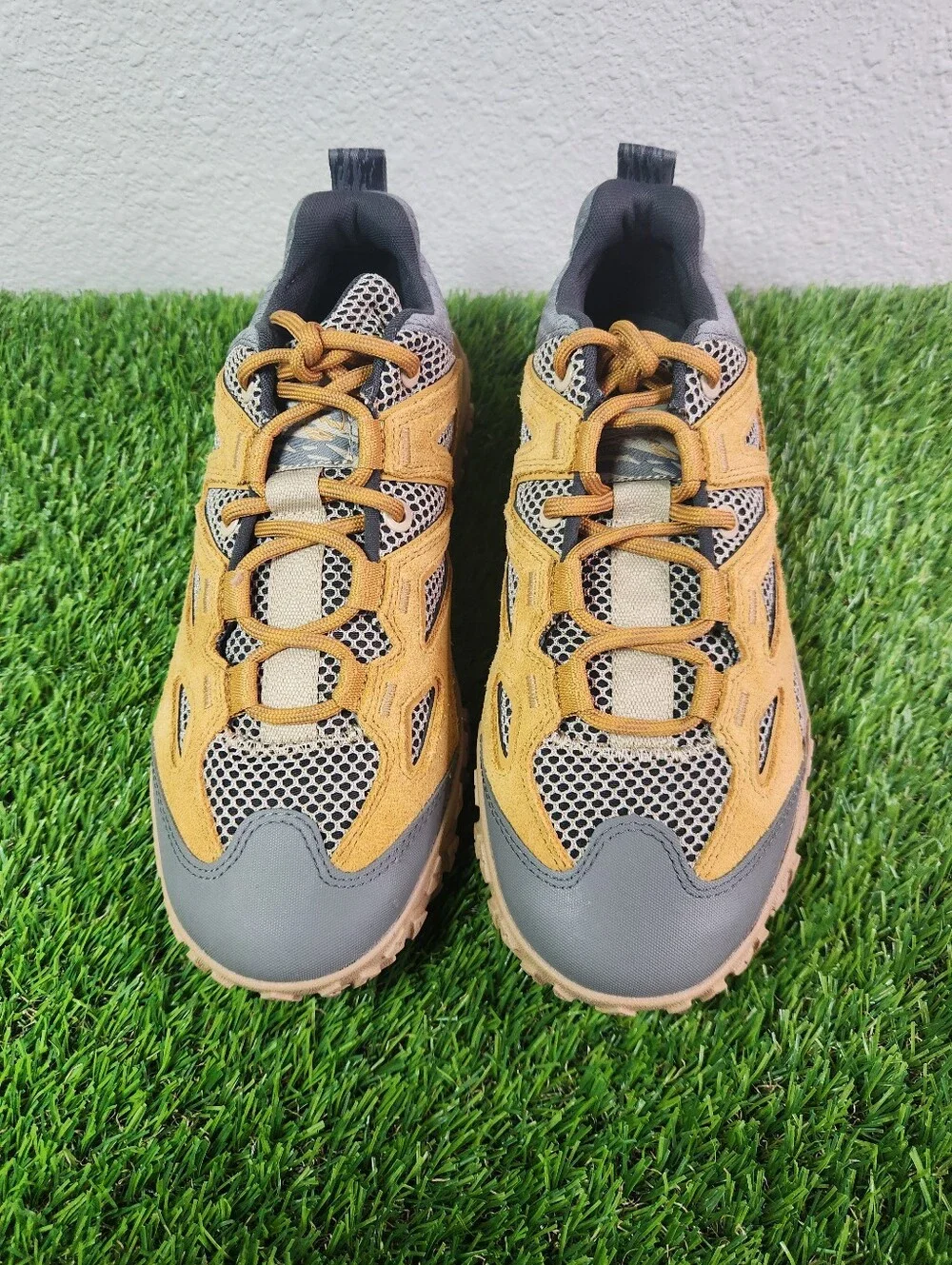 Timberland GreenStride Motion 6 Low Lace Sneaker Wheat Mesh Men’s Size 8.5